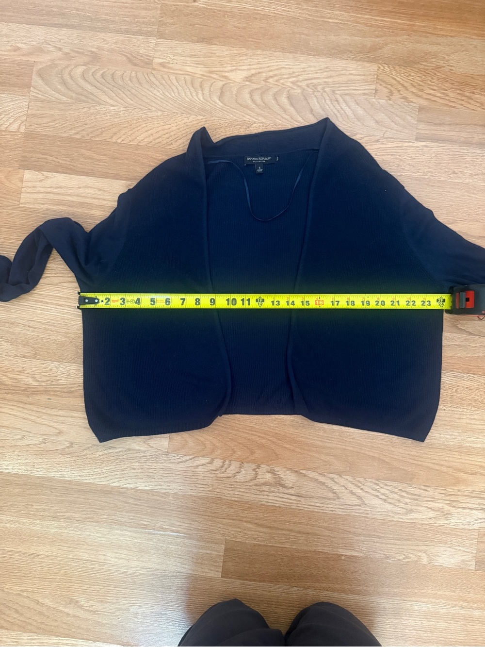 Banana Republic Navy Silk Cotton Cardigan - Picture 3 of 7
